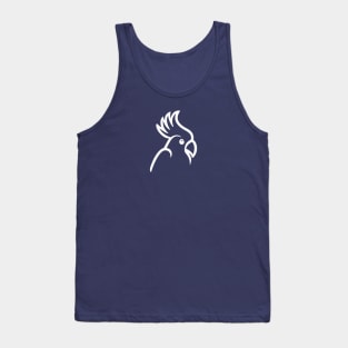 Cockatoo silhouette Tank Top